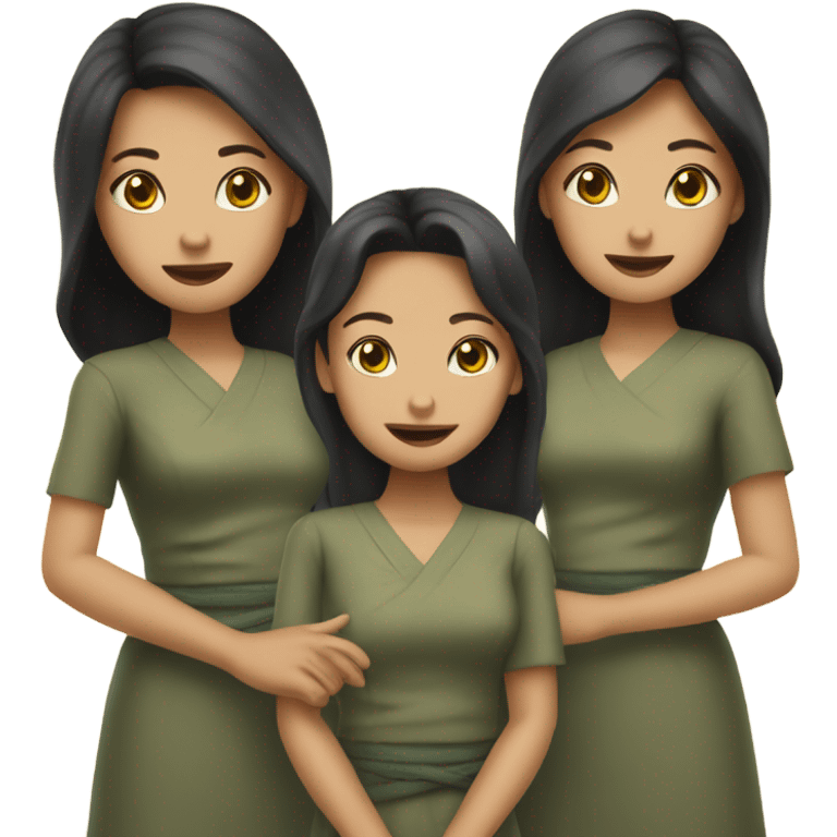 3 sisters vietnameses emoji