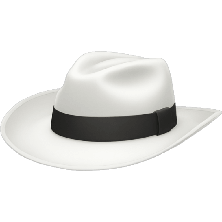 white hat emoji