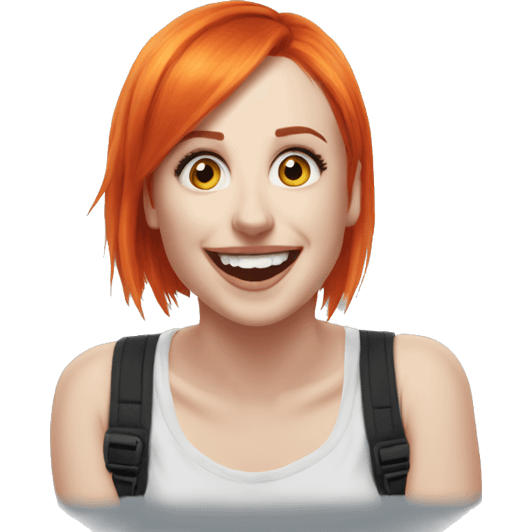 Hayley Williams happily surprised emoji