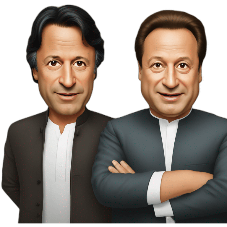 Imran khan & nawaz sharif emoji