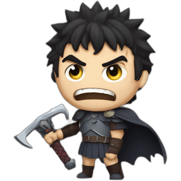 angry berserk guts with large sword emoji