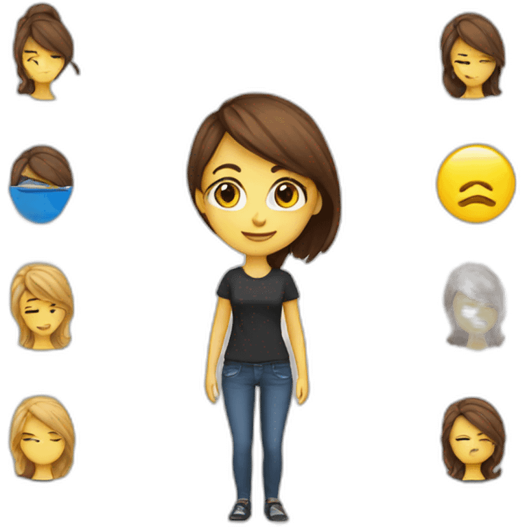 UX Designer Girl Europe emoji