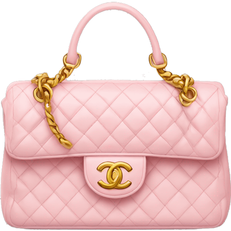 Light pink Chanel bag emoji