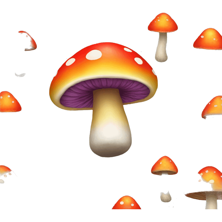 rainbow mushroom warrior emoji