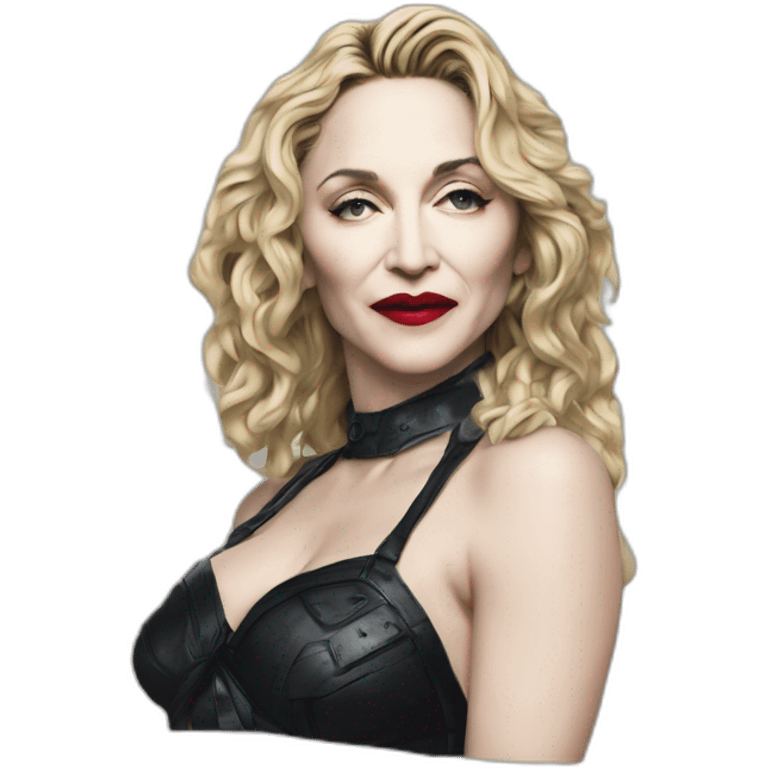 Madonna cantante en concierto emoji