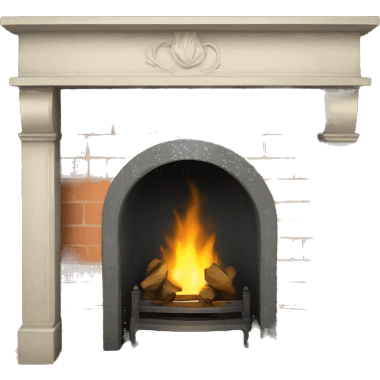 French fireplace  emoji