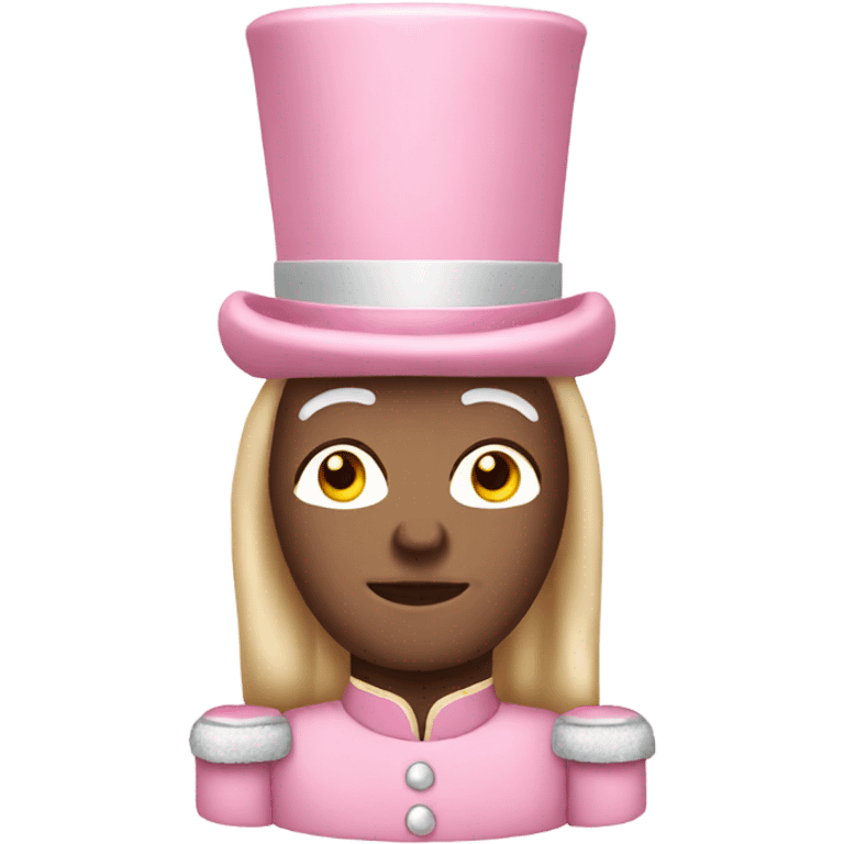 Light pink nutcracker emoji