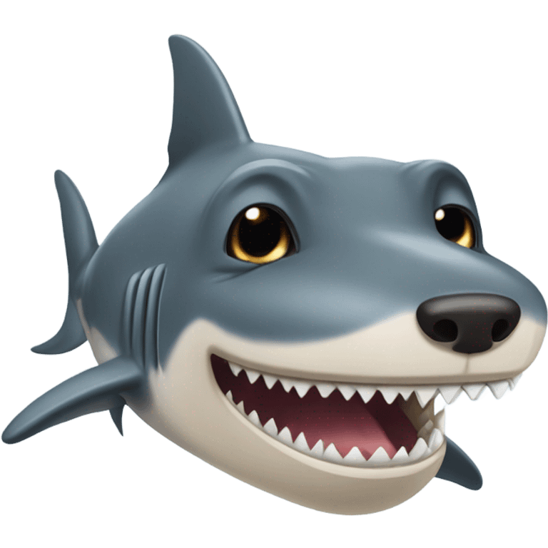 dog shark  emoji