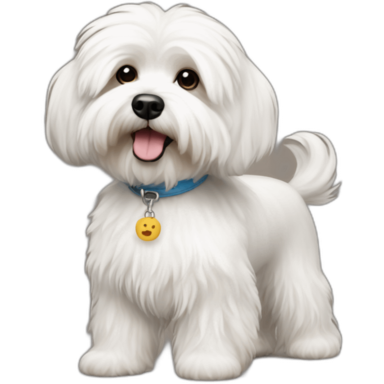 Bichon Havanese dog emoji