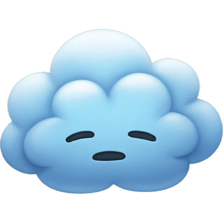 Sad cloud  emoji