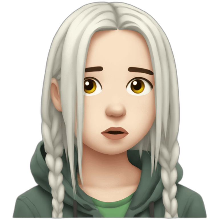 Billie Eilish sad emoji