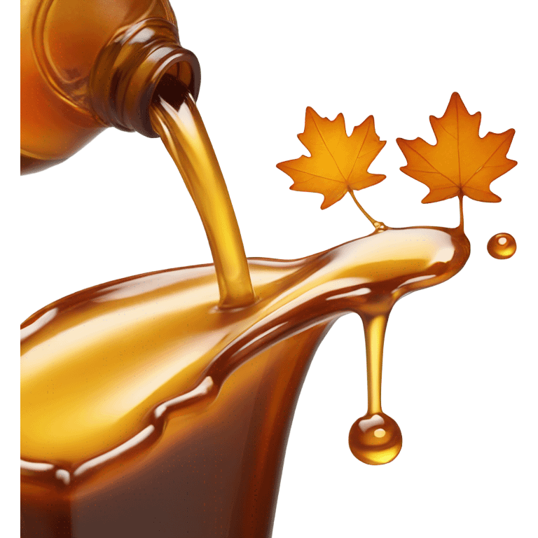 Maple syrup spilling  emoji