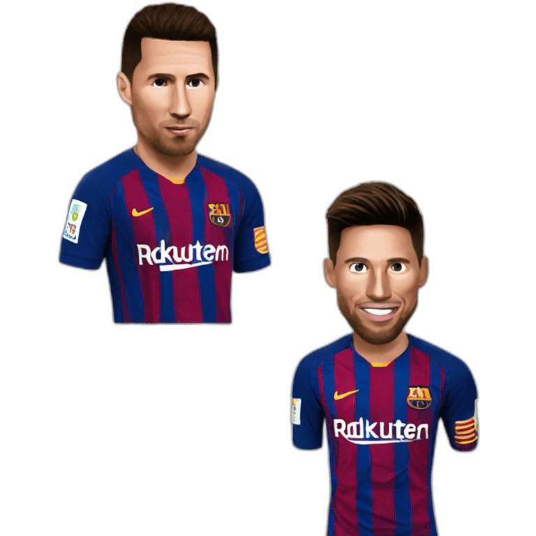 Ronaldo messi emoji