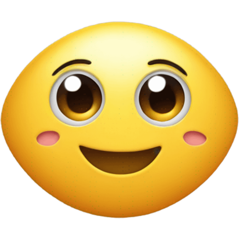 Emoji face in love but with little Shell in place of heart  emoji