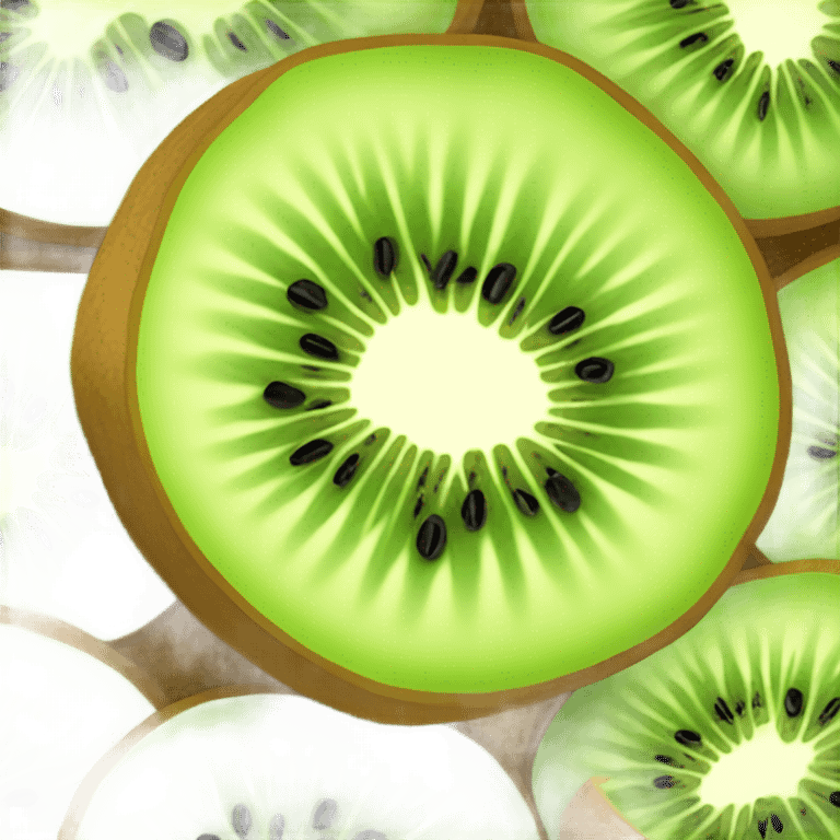 Juicy kiwi emoji