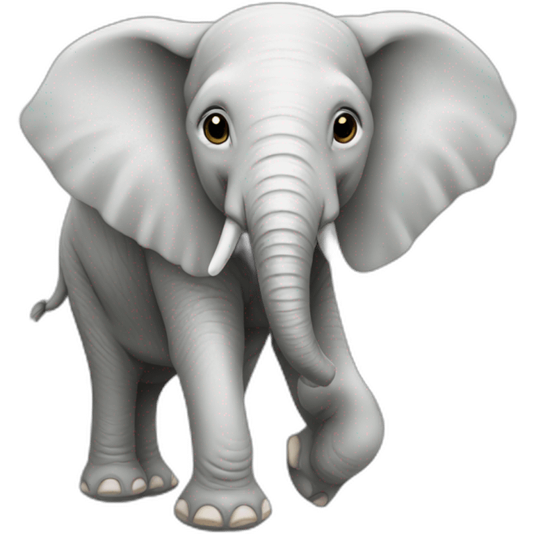 elephant white emoji