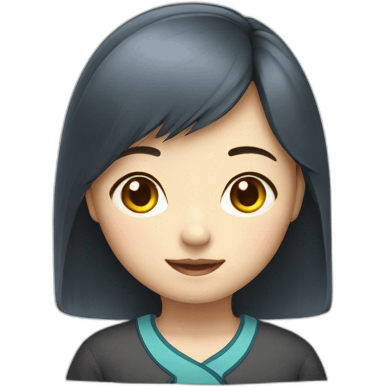 Chinese primary school girl emoji