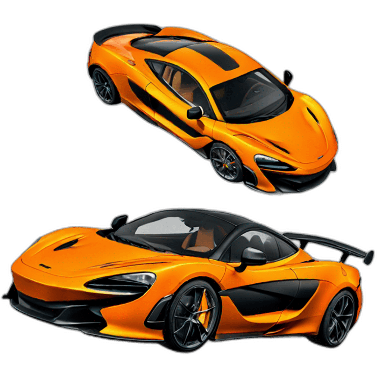 McLaren 765 LT orange emoji