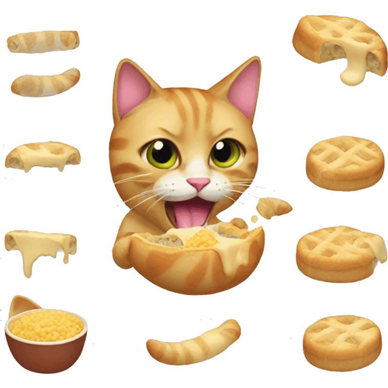 cat eat emoji