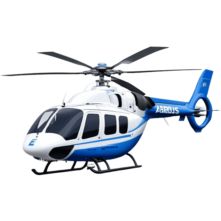 Eurocopter EC135 - Airbus Helicopters (Model Year: 2020) (Iconic colour: Blue and white) emoji