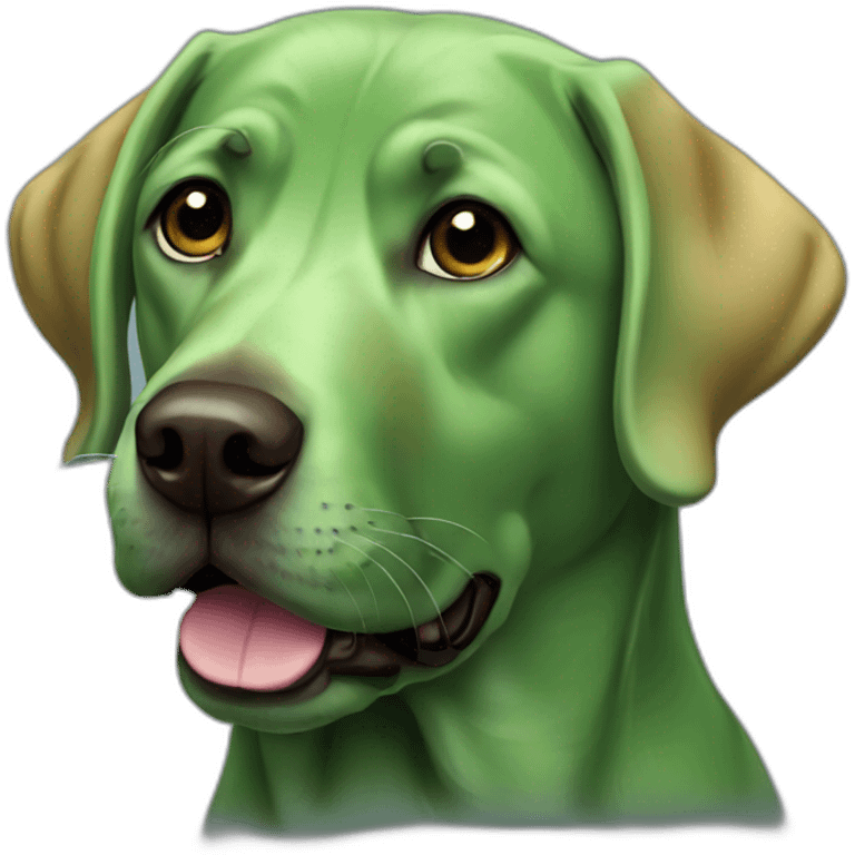 green labrador emoji