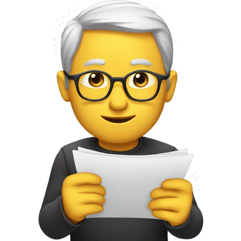 Emoji checking notes emoji