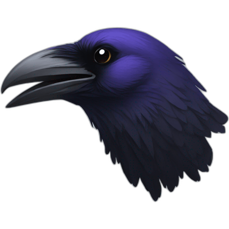 raven head emoji