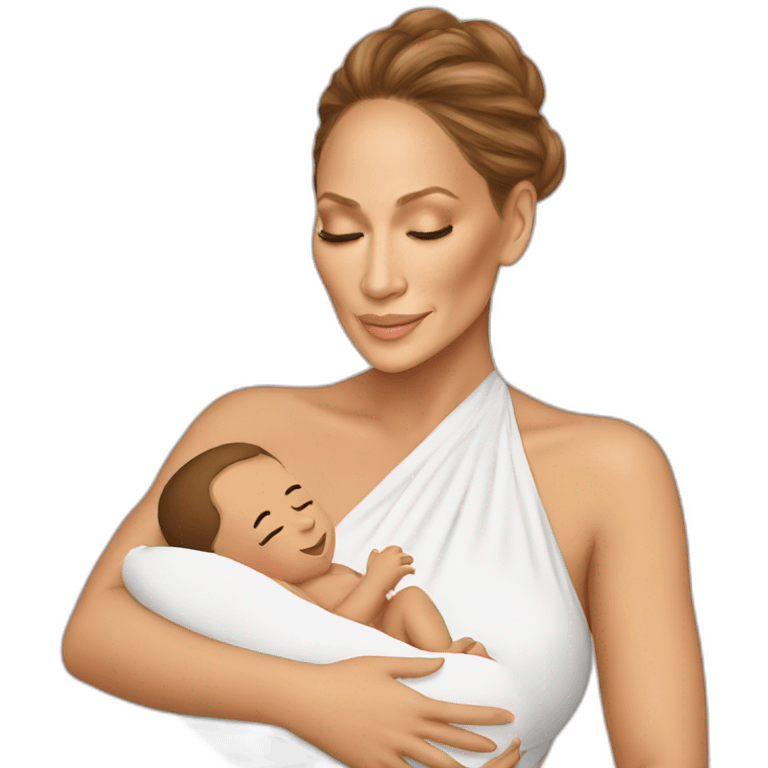 jennifer lopez breastfeeding emoji