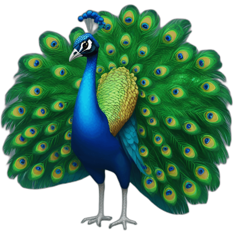 Peacock emoji