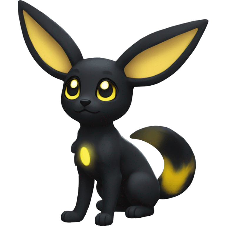 Lunar Nebula Umbreon full body emoji