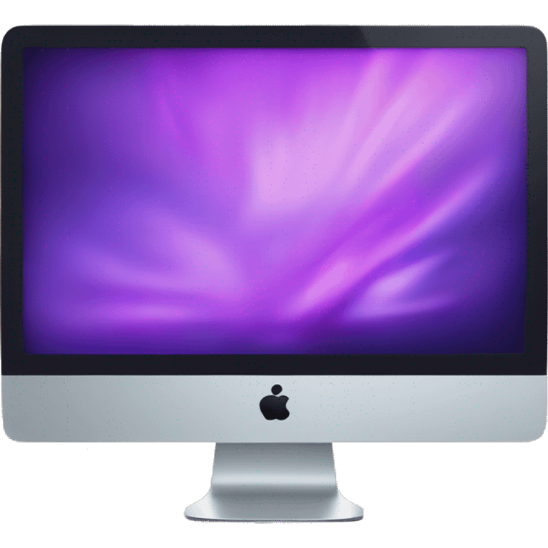 purple imac emoji