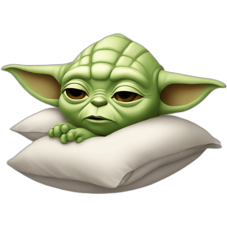 Yoda sleep emoji