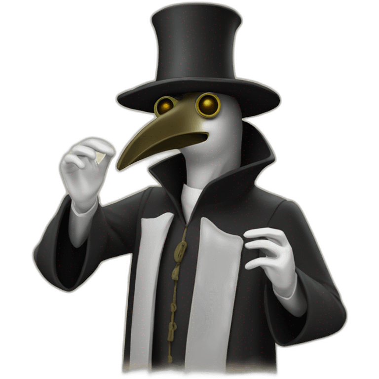 celbrating plague doctor emoji