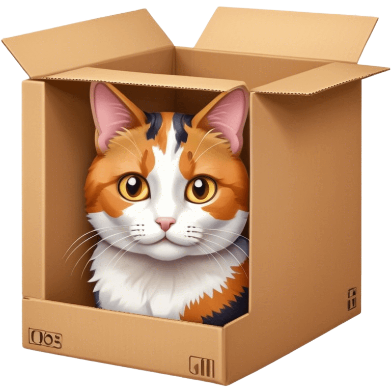 cats in box emoji