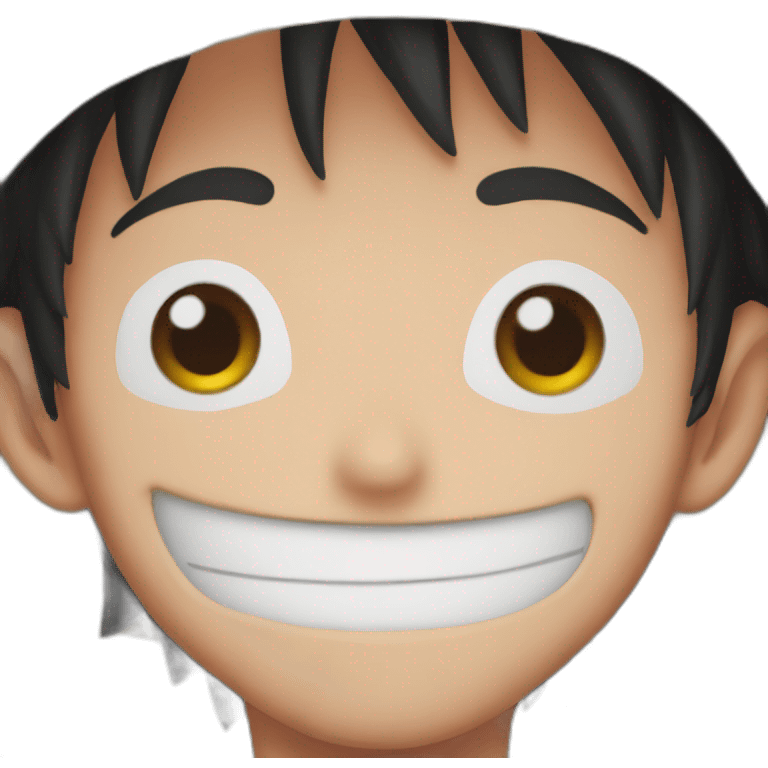 Luffy face emoji