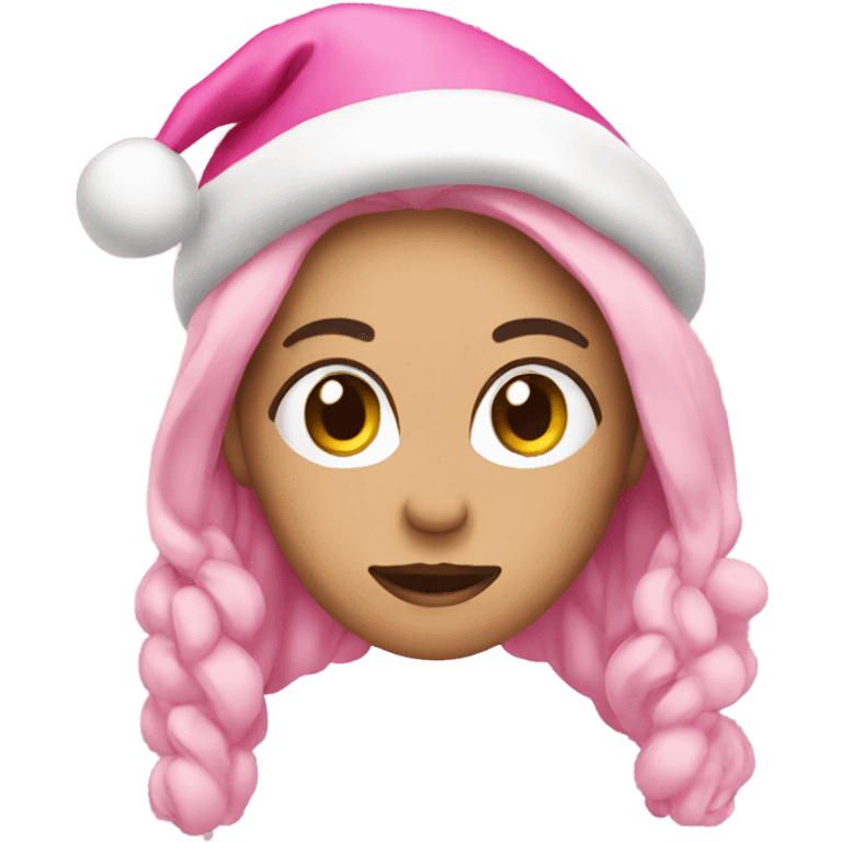 pink christmas  emoji