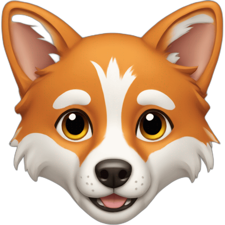 Fox dog emoji