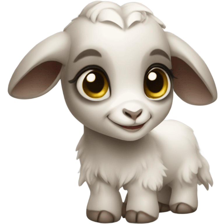 Baby goat girl  emoji