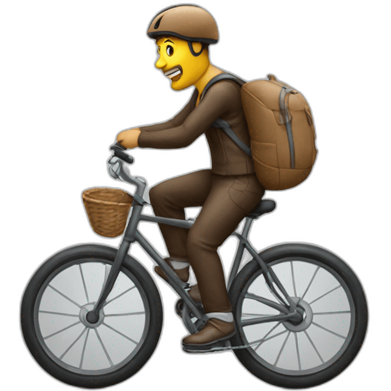 Bike emoji man emoji