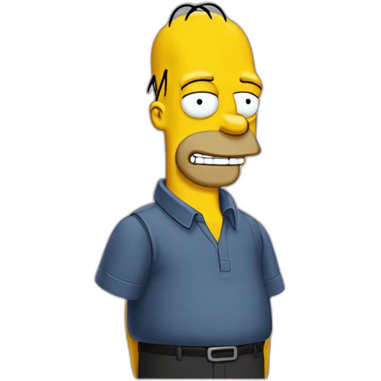 Janusz Korwin Mikke as Homer Simpson emoji