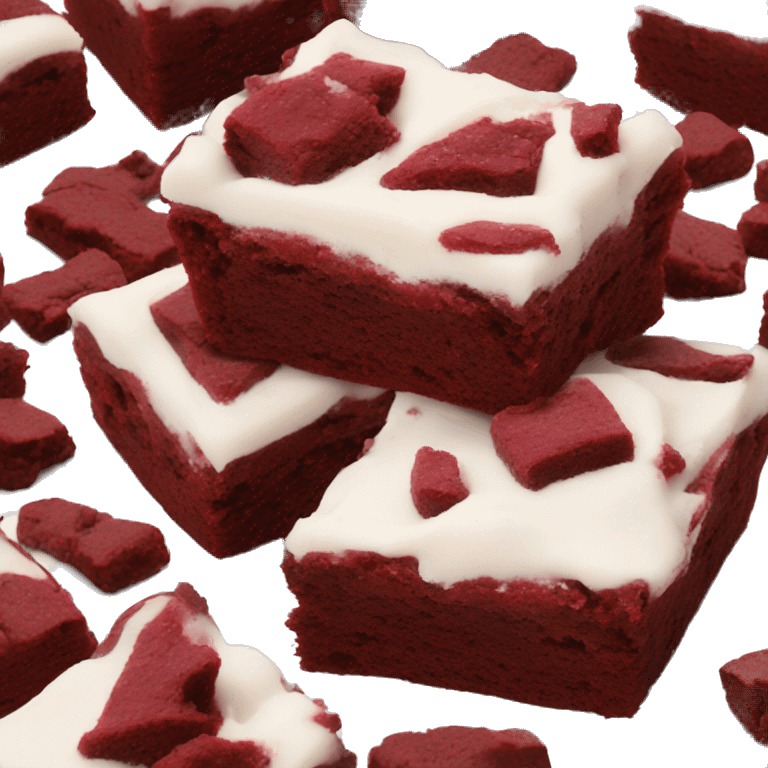 Red velvet brownie emoji