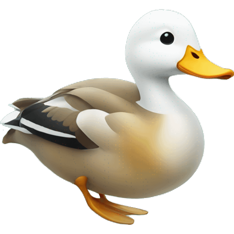 duck in a aquarium  emoji