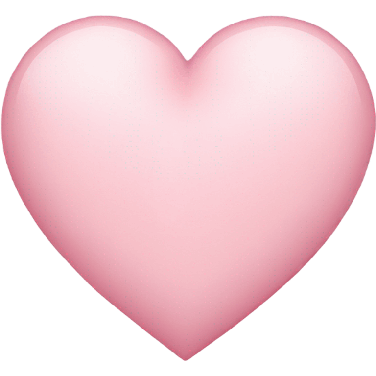 Light pink heart emoji