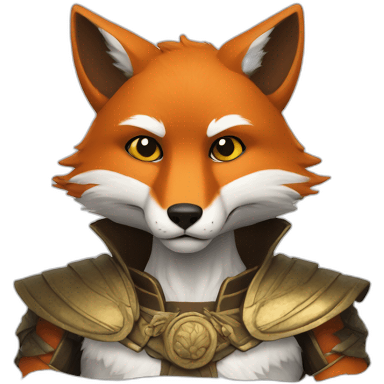 fox samuraj emoji