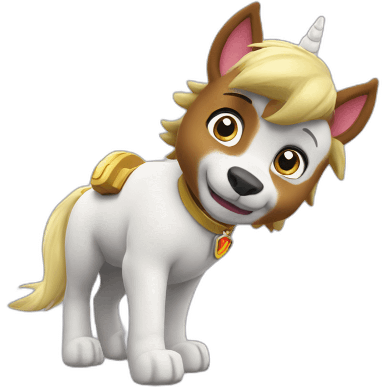 unicorn paw patrol emoji