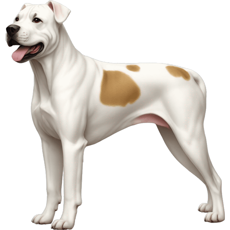 Dogo Argentino Dog Breed Full Body emoji