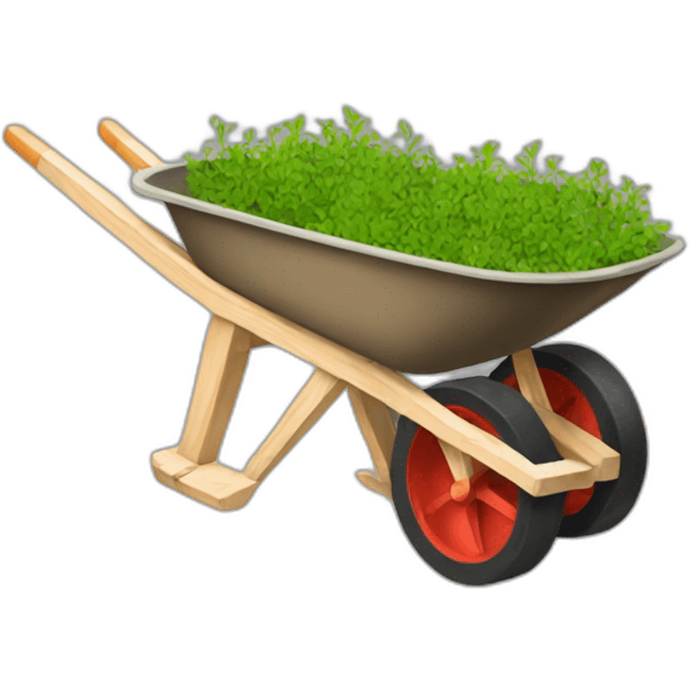 garden wheelbarrow emoji