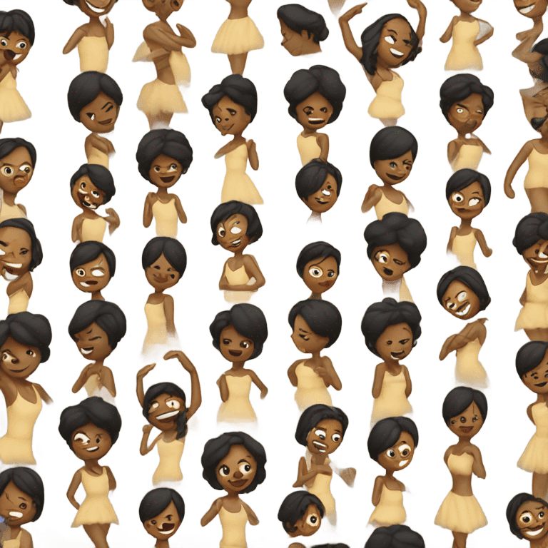 Dancing lovers lite skin emoji