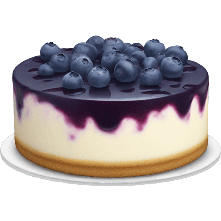 Blueberry Cheesecake emoji