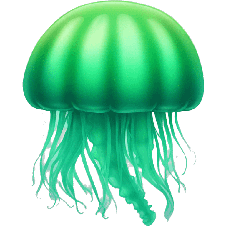 Ombre green jellyfish emoji